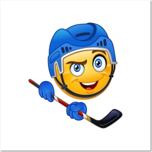 Hockey Emoticon Posters and Art